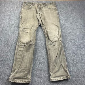 KUHL Men’s Free Rydr Work Utility Pants Grey/Brown/green color size: 36x34